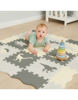 Пъзел от пяна 30.5x30.5см 35 части мека постелка за игра